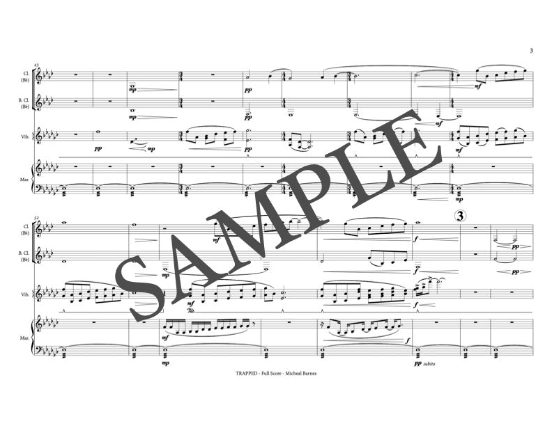 Trapped by Micheal Barnes (DIGITAL DOWNLOAD)