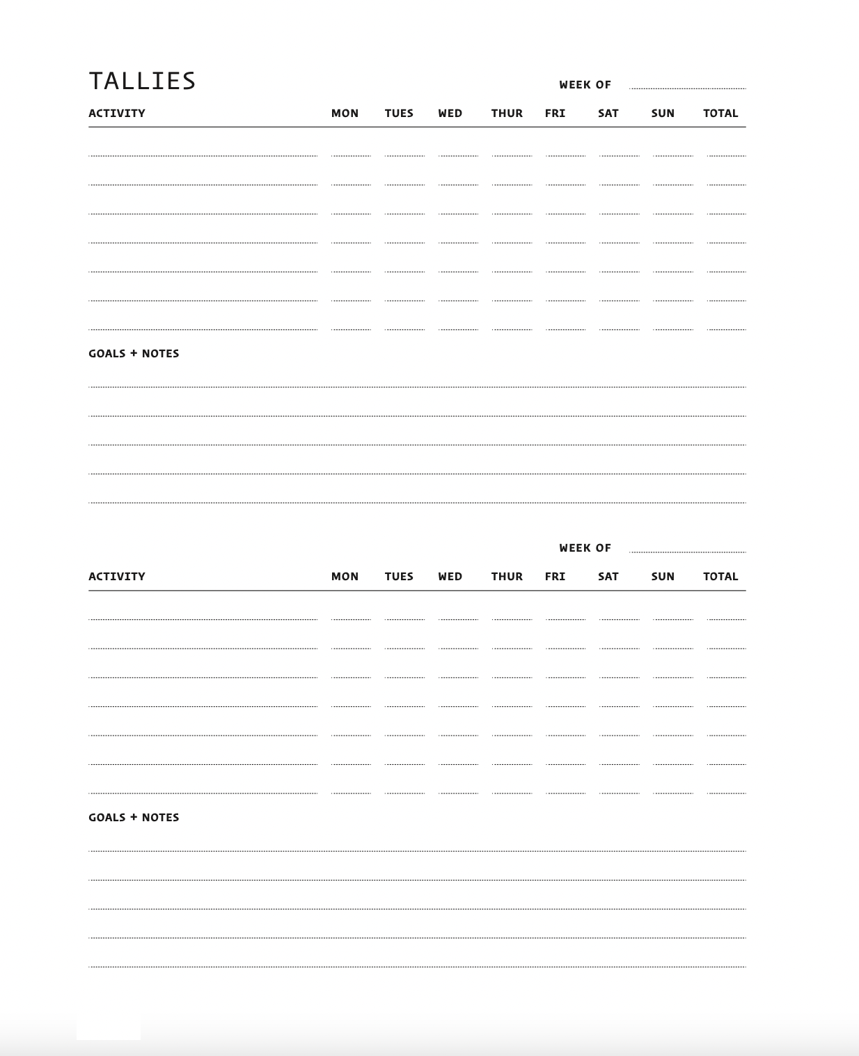 Liquidrum Practice Journal Sheets (DIGITAL DOWNLOAD)