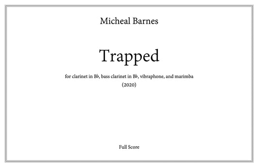Trapped by Micheal Barnes (DIGITAL DOWNLOAD)